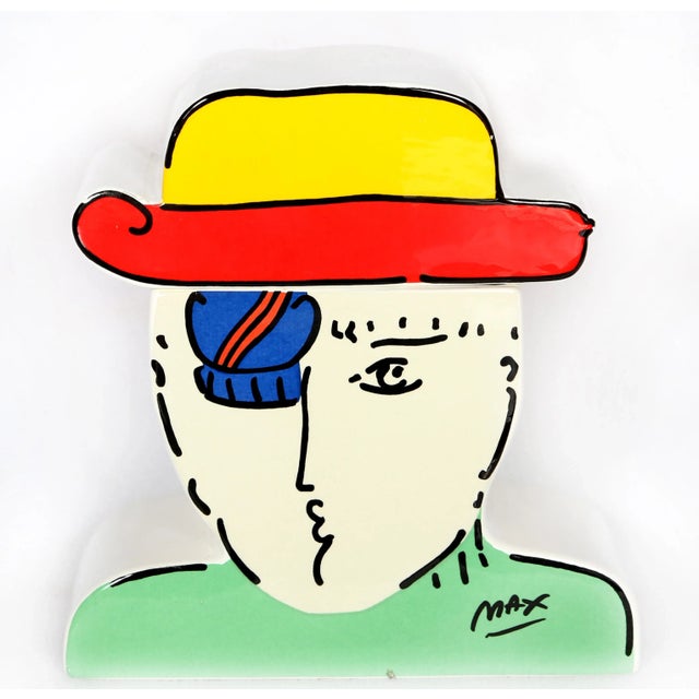Contemporary Peter Max "Zero" Cookie Jar For Sale - Image 3 of 11