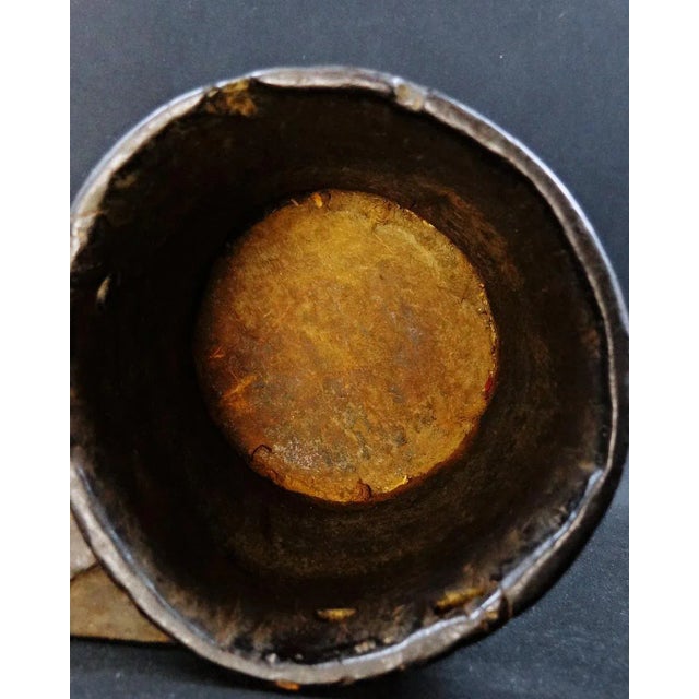 Nepalese Milk Jug in Wood with Brown Patina, 1920s For Sale - Image 9 of 11