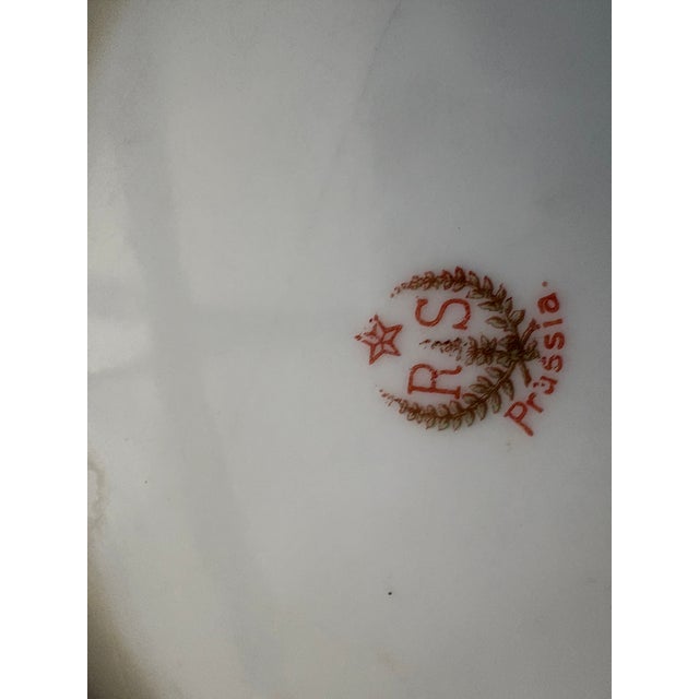 Vanilla Late 19th Century R.S. Prussia Gilded Bowl For Sale - Image 8 of 13