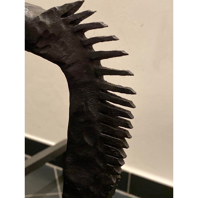 Dragon Chimney Stackers in the style of Gilbert Poillerat, France, 1930s, Set of 2 For Sale - Image 3 of 18