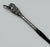 Late 19th Century Antique Lady Gentlemans Sword English Walking Stick Cane Sterling Silver Wooden For Sale - Image 5 of 11
