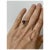 Truly a unique and stunning H. Stern ring. 18k gold with a cabochon amethyst. Highlighted on each side are six small...