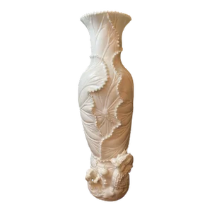 Vintage Chinese Porcelain Blanc De Chine Dragon Vases