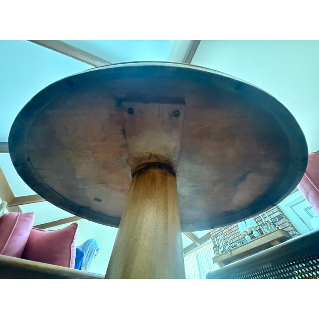 Late 19th Century Antique American Empire Style Pedestal Table For Sale - Image 5 of 7