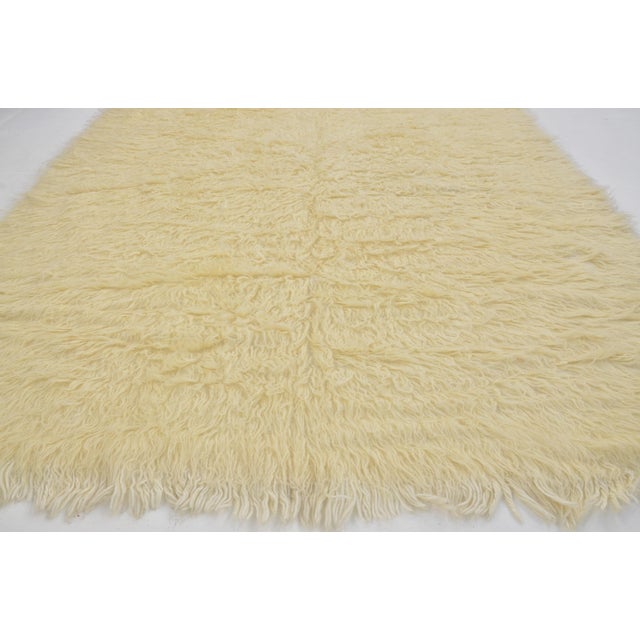 1960s 1960s Anatolian Angora Wool Rug For Sale - Image 5 of 10