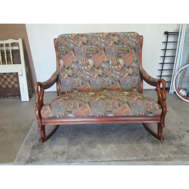 Vintage double rocking chair store
