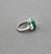 13.50 Ct Gia Certified Natural Zambian Emerald & Diamond Ring Size 7 For Sale In Chicago - Image 6 of 10