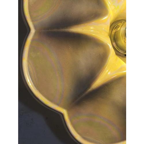Mid-Century Iridescent Porcelain PAN Wall Lamp from Goebel, Germany, 1970s For Sale - Image 14 of 16