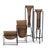 Brown Bronze Euler Vase with Black Iron Stand- Tall For Sale - Image 8 of 11