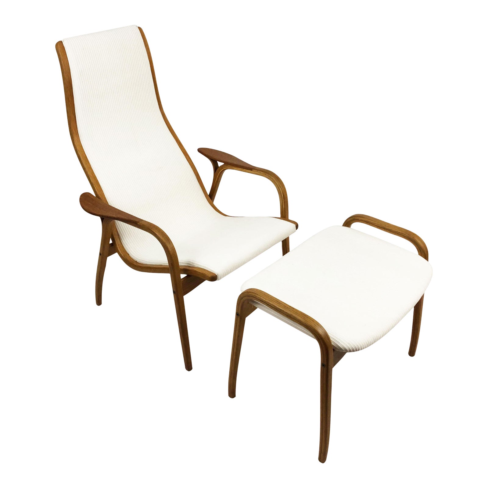 Lamino Lounge Chair And Ottoman By Yngve Ekstrom For Swedese Chairish