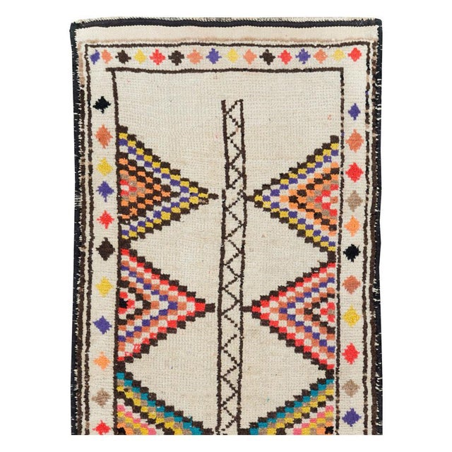 Tribal Galerie Shabab Collection Mid-20th Century Handmade Turkish Anatolian Runner For Sale - Image 3 of 10