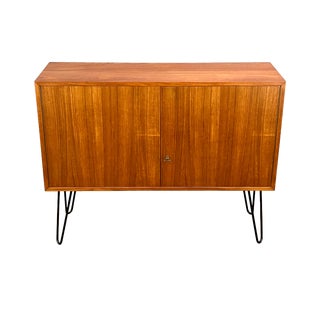 Small Mid-Century Modern Sideboard in Teak, 1960s For Sale