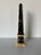 Black Vintage Italian Portoro Marble & Honey Onyx Obelisk, Made in Italy For Sale - Image 8 of 12