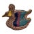 Herend Rust Colored Fishnet “Pair of Ducks” Figurines For Sale