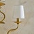 Italian Gilt Leaf Wall Sconce, 1960s - 1 Available For Sale - Image 4 of 9