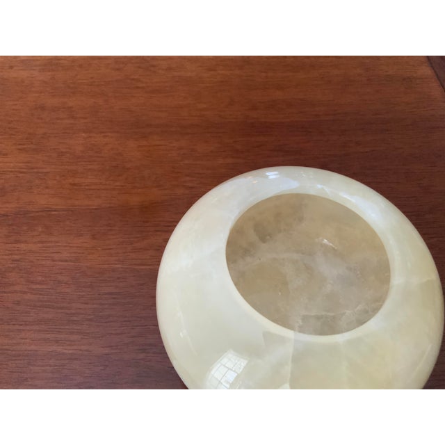 Stone 1970s Alabaster Votive Candle Planter/ Catchall - a Pair For Sale - Image 7 of 10