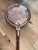 Antique George III copper warming pan having the original turned handle, copper warming pan with a lift up lid D. 1800