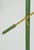 1960s 1960s Round Beige Marble Base Green Enameled Stem Adjustable Arm Floor Lamp For Sale - Image 5 of 7