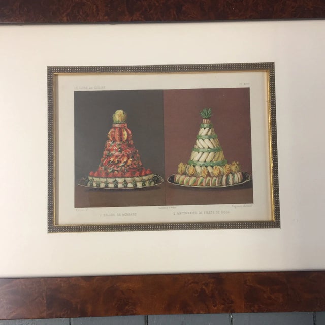 Traditional Vintage Hors d'Oeuvre Colored Lithographs - Set of 8 For Sale - Image 3 of 11