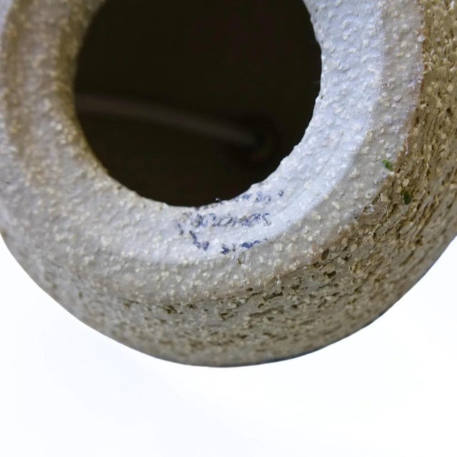 Small Mid-Century Danish Studio Pottery Model 3068 Table Lamp from Søholm, 1960s For Sale - Image 5 of 7