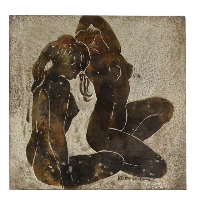 Philip LaVerne (American, 1907-1987) and Kelvin LaVerne (American, 1937-2018), Ecstasy, patinated bronze and pewter plaque...