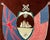 Brown Sailor's Woolworks, Rare Square Pair on Velvet With Union Jack, Stars and Stripes and Royal Navy Ensigns For Sale - Image 8 of 13