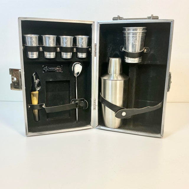 Look what we ran across. An original Travel Bar from the 1960s by Ever Wear. It features a luggage style case with...