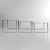 Modern Three Coffee Tables in Glass and Chromed Metal, 1970s, Set of 3 For Sale - Image 3 of 11