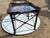 Vintage Attributed to Matiland Smith Nail Head Leather and Glass End Side Tables À Pair For Sale - Image 11 of 18