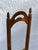1980s Cottagecore Oak Stool Highback Artisan Crafted Country Oak For Sale - Image 4 of 10