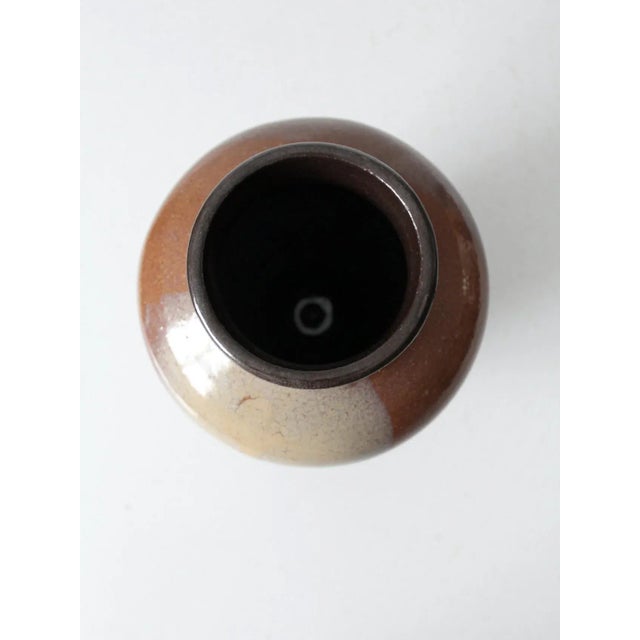 Ceramic Vintage Studio Pottery Vase For Sale - Image 7 of 9