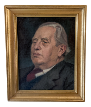 Portrait of British Actor Charles Laughton, 1950, Oil on Canvas