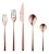 Mepra Linea 20-Piece Flatware Set, Bronze For Sale