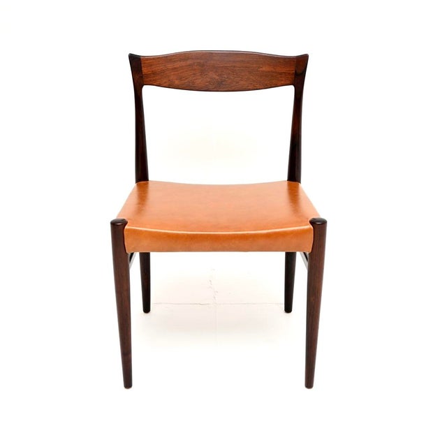 Brown Vintage Danish Dining Chairs by Erling Torvits for Sorø Stolefabrik, 1960, Set of 8 For Sale - Image 8 of 11