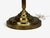 1970s Swedish Modern, Three Light Floor Lamp, Reeded Brass, Fabric, Sweden For Sale - Image 13 of 13