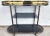 Mid-Century Modern MCM Bar Cart Rolling by Design Institute of America Dia For Sale - Image 3 of 17