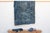 Textile Azure Grid Indigo Mud Cloth Throw For Sale - Image 7 of 7