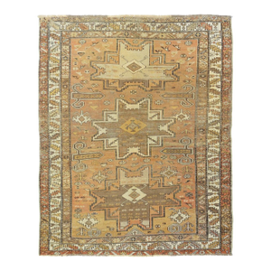 Antique Caucasian Shirvan Rug 3'11'' X 5'1''