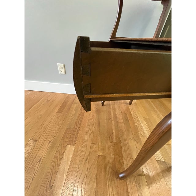 Antique Oak Server For Sale - Image 4 of 10