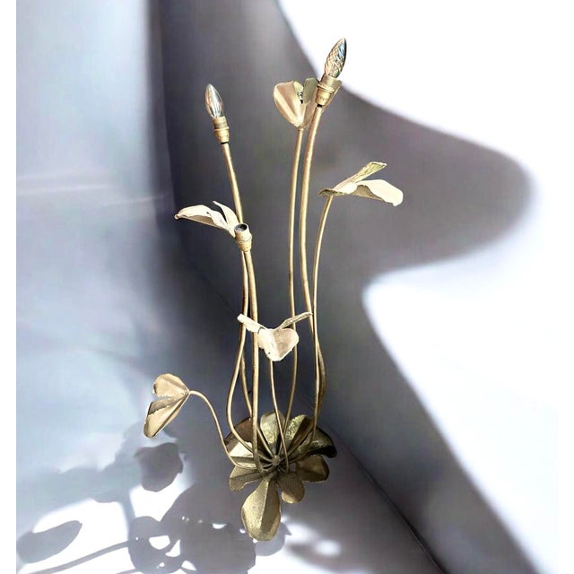 Late 20th Century Art Nouveau Sculptural Floor Lamp, France For Sale - Image 5 of 14