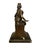 Metal Neoclassical Style Bronze Lady on Detailed Plinth Base, 20th Century For Sale - Image 7 of 9