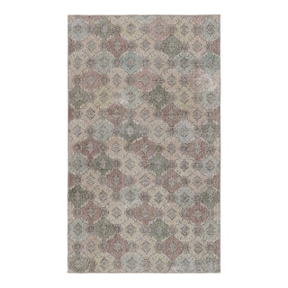 Vintage Zeki Müren Rug, With Geometric Patterns, From Rug & Kilim For Sale