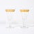 1940s Set of 6 Mid-Century Modernist Gilt Rimmed Wine Glasses by Dorothy Thorpe For Sale - Image 5 of 14