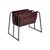 Red Arlo Leather Double Magazine Holder For Sale - Image 8 of 10