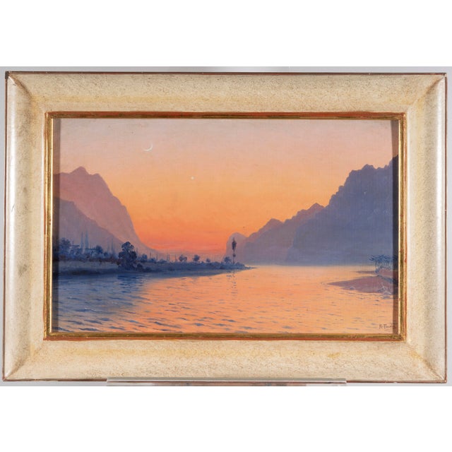 Richard Fuchs, Gardasee, Oil Painting For Sale - Image 10 of 18