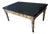 Vintage Hollywood Regency Giltwood & Ebonized Greek Key Coffee Table For Sale