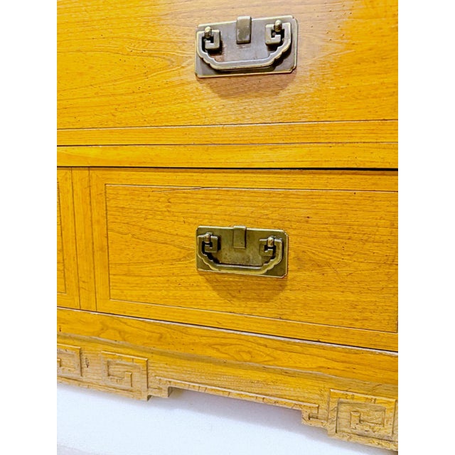 1970s 1970s Baker Furniture Chinoiserie Five Drawer Dresser For Sale - Image 5 of 8