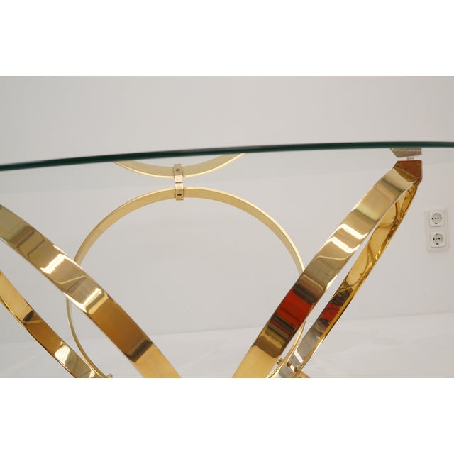 Aluminum Coffee Table attributed to Knut Hesterberg for Ronald Schmitt, 1960s For Sale - Image 9 of 15