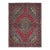1970s Vintage Persian Handmade Wool 9x13 Red Area Rug For Sale