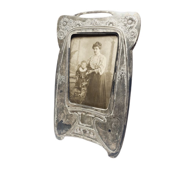 Art Nouveau Bronze Frame, Denmark, 1900s For Sale - Image 14 of 17